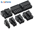 10Pcs 5557 4.2mm Black Automotive Connector Male Plug Housing 2*1Pin-2*12Pin for PC/Computer Graphics Card PCI-E Power