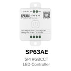 SP630E All In One LED Controller 5CH PWM SPI Pixels LED Light Strip WS2812B WS2811 SK6812 FCOB 5050 RGB RGBW CCT Music BT 5V-24V