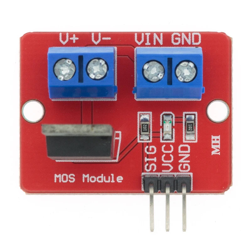 1 Piece/5 PCS 0-24V Top Mosfet Button IRF520 MOS Driver Module For Arduino MCU ARM Raspberry Pi