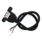 4pin 5pin USB to XH2.54/PH2.04p/MX1.25/SH1.0 Female/Male Cable USB To DuPont Data Adapter 30cm 18AWG 14AWG Touch Screen Cable