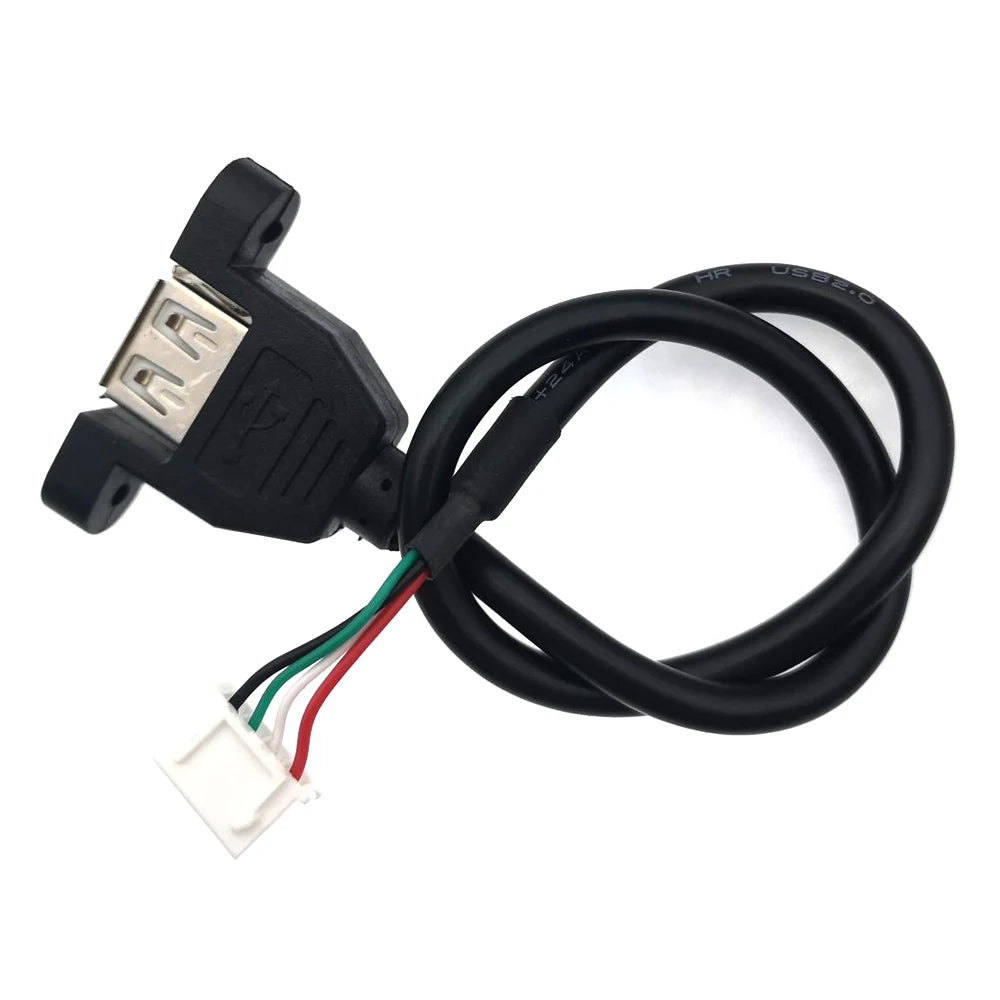 4pin 5pin USB to XH2.54/PH2.04p/MX1.25/SH1.0 Female/Male Cable USB To DuPont Data Adapter 30cm 18AWG 14AWG Touch Screen Cable