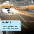 12V 24V Light Control Touch Dimmer Switch Dimmable 80mm Wood Panel LED Touch Sensor Switch for Home Automation