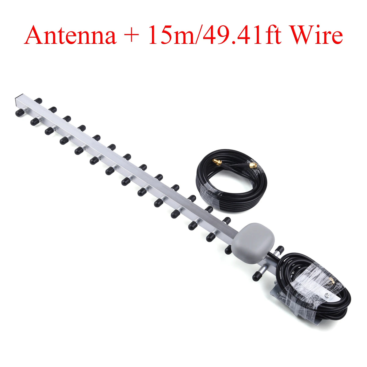 4G LTE 25dBi Antenna 791-2690MHz Outdoor Wireless Yagi Antenna SMA Male for Home/Office WiFi Network Device With Extension Wire