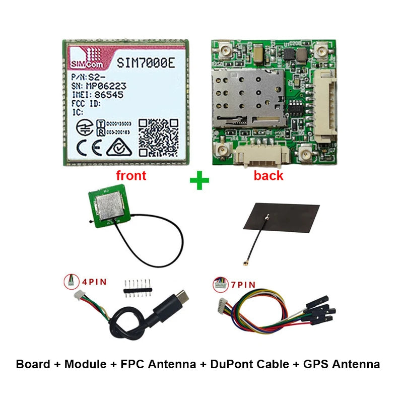 SIM7000E Mini Core Board Development SIMCOM 4G LPWA+GSM+NBIOT+CATM Module Modem Iot Wireless Module Europe/Middle East/Africa