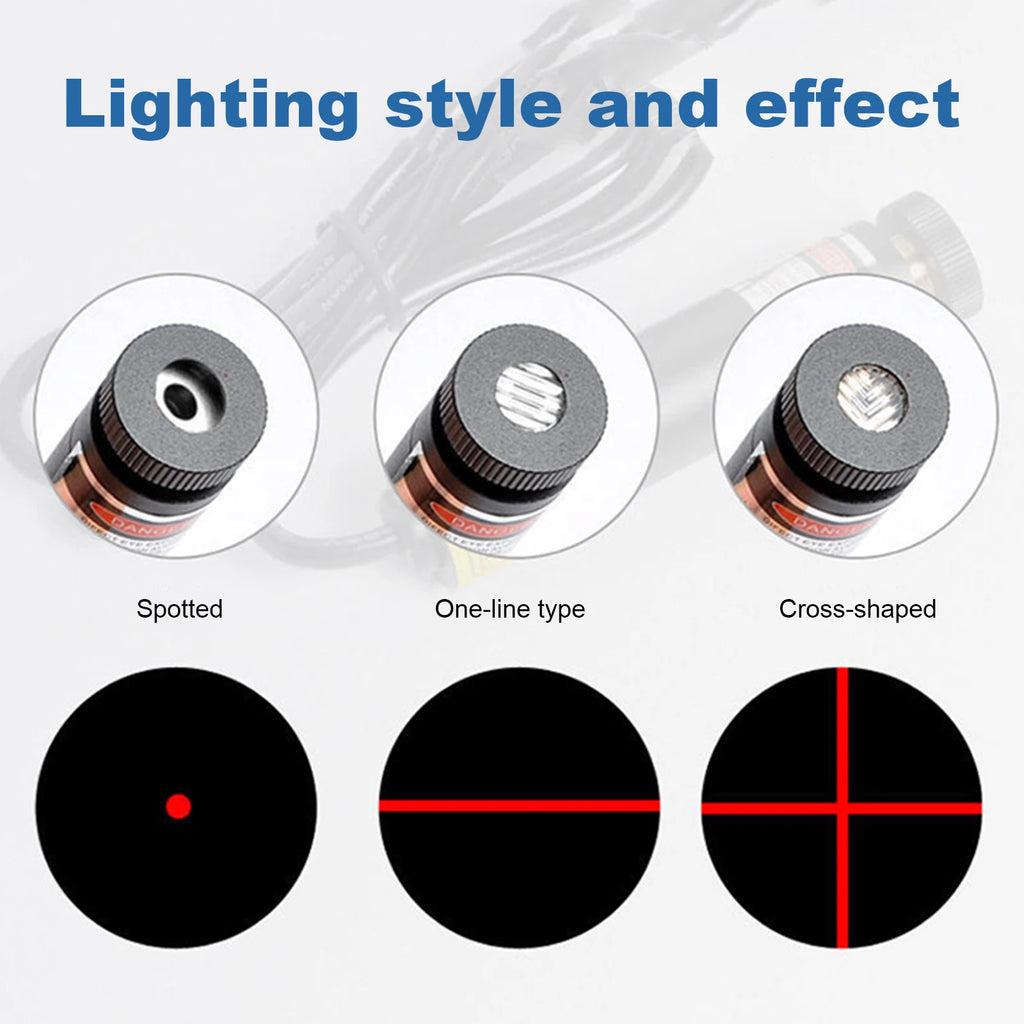 USB Sewing Machine Quilting Light with Adjustable Dot/Straight Line/Crosshair Red Laser Positioning Light for Precise Stitching