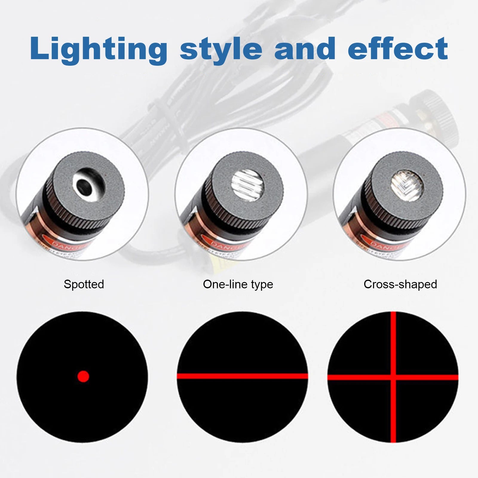 USB Sewing Machine Quilting Light with Adjustable Dot/Straight Line/Crosshair Red Laser Positioning Light for Precise Stitching
