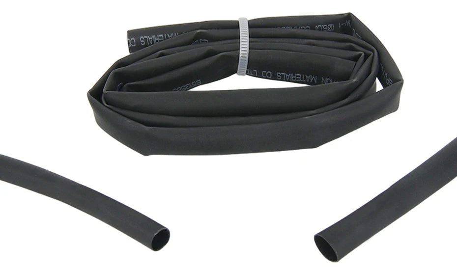 1/5/10/25M 2:1 Black 1 2 3 5 6 8 10mm Diameter Heat Shrink Heatshrink Tubing Tube Sleeving Wrap Wire Sell DIY Connector Repair