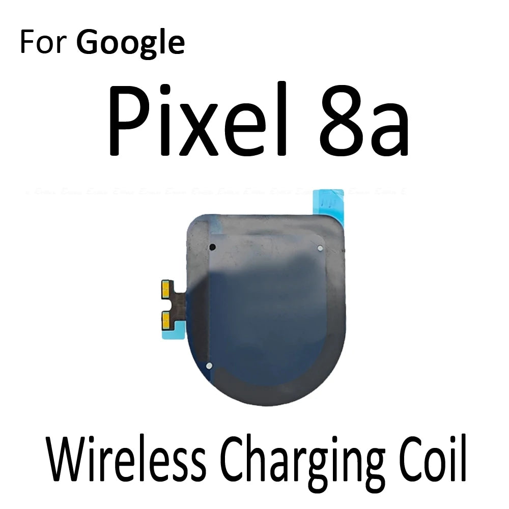 Wireless Charging Chip NFC Coil Parts For Google Pixel 6 7 8 9 Pro XL 6a 7a 8a Charger Panel Sticker Flex Cable