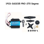 Dsservo 35kg DS3235 Pro Digital Servo Steel Gear Coreless Motor Waterproof 180/270 Degree for 1:8 1:10 1:12 RC Car Robot Crawler