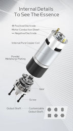 12V24V Planetary Gear DC Low-Speed Motor DC 775 Long Life Ultra-High Torque Forward And Reverse 42mm Planetary Brushed GearMotor
