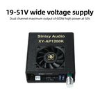 1200W 10A Pure Power Amplifier Module 2.0 600W+600W Stereo Digital Audio Amplifier TPA3255 Amplifier Chip DC 18-51V XY-AP1200K