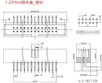 5-50Pcs Dip 6/10/20-40Pin 1.27mm 2.0mm 2.54mm Pitch Male Socket Straight Idc Box Headers Pcb Connector Double Row Dc3 Header