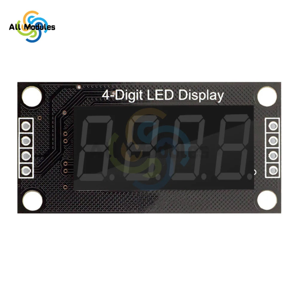 TM1637 0.36" 0.36 Inch 7 Segments Digital Display Tube 4-Digit LED  Module Board For Arduino Red Green Blue Yellow White
