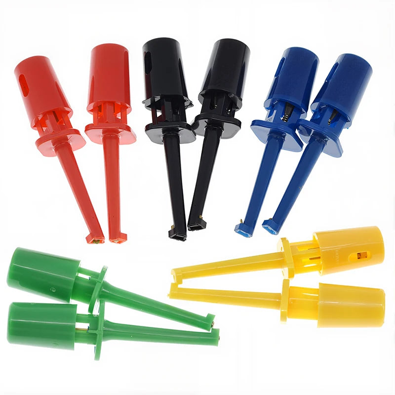 10Pcs 42mm MINI Test Hook Clip Multimeter Test Probe IC Grabber Repair Tool for Electronic