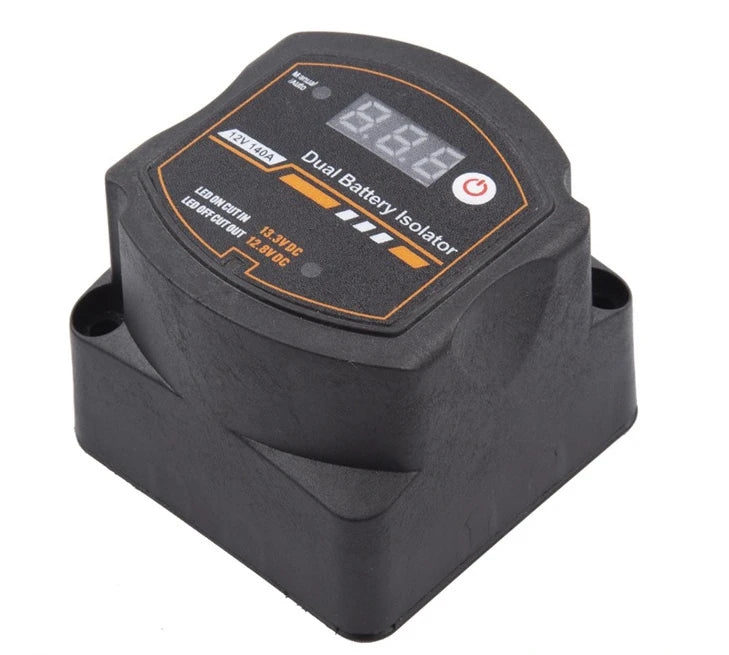 New Smart Dual Battery Isolator 12V 140A Waterproof Digital Voltage Sensitive Relay VSR Switch For Car RV Camper UTV Boat Marine