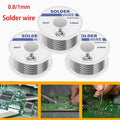 1 Piece Solder Wire High Purity Solder Wire Diameter 63/37 0.8/1mm Mixed Tin Rosin Core Solder Wire for Electrical Welding