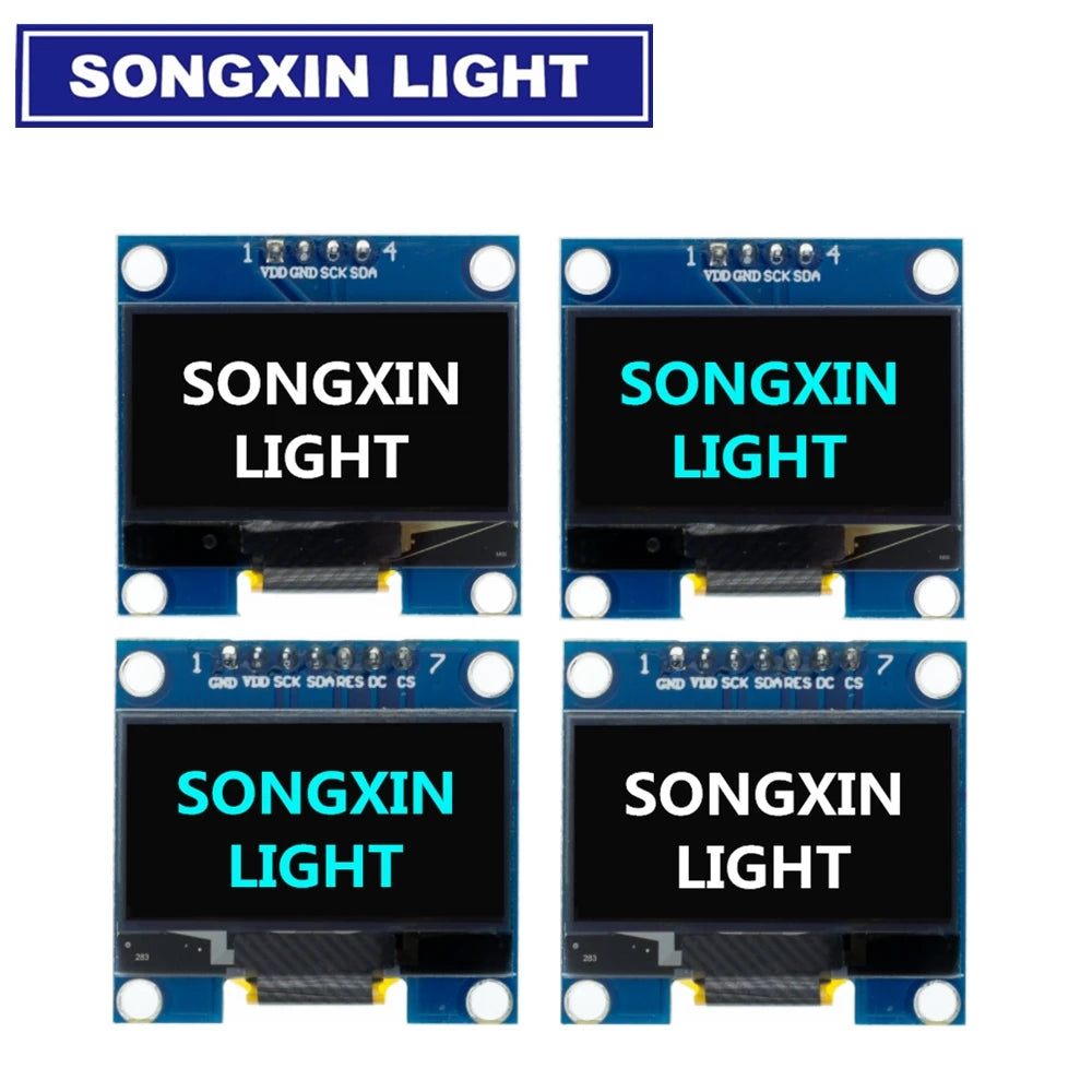 1.3" OLED Module 1.3 inch Display Module White/Blue 128X64SPI/IIC I2C Communicate Color 1.3 Inch OLED LCD LED Display Module