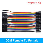40PIN Cable Dupont Line 10cm 20cm 30cm Male to Male Female to Female Male to FeMale Jumper Dupont Wire Cable For PCB DIY KIT