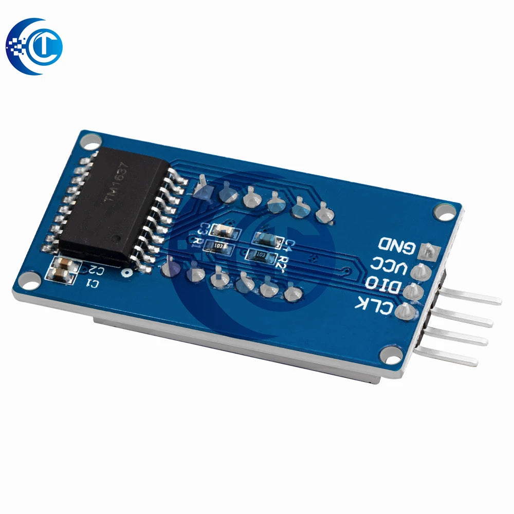 TM1637 4-Bits Digital LED Display Module for Arduino: 0.36 - Inch 7 - Segment RED Anode Tube with Four Serial Driver Board Pack