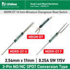 5PCS Original MDRR-DT DT-F/U NO/NC SPDT Changeover Reed Switch MDSM-DT 2*14MM 0.25A 5W 175V Normally Open/Closed Magnetic Sensor
