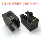 10PCS Telephone Socket Connector RJ11 RJ12 RJ45 Telephone Wifi Female Socket 2pin 4pin 6pin 8pin 4P4C 6P6C 6P4C 8P8C RJ45 Jack