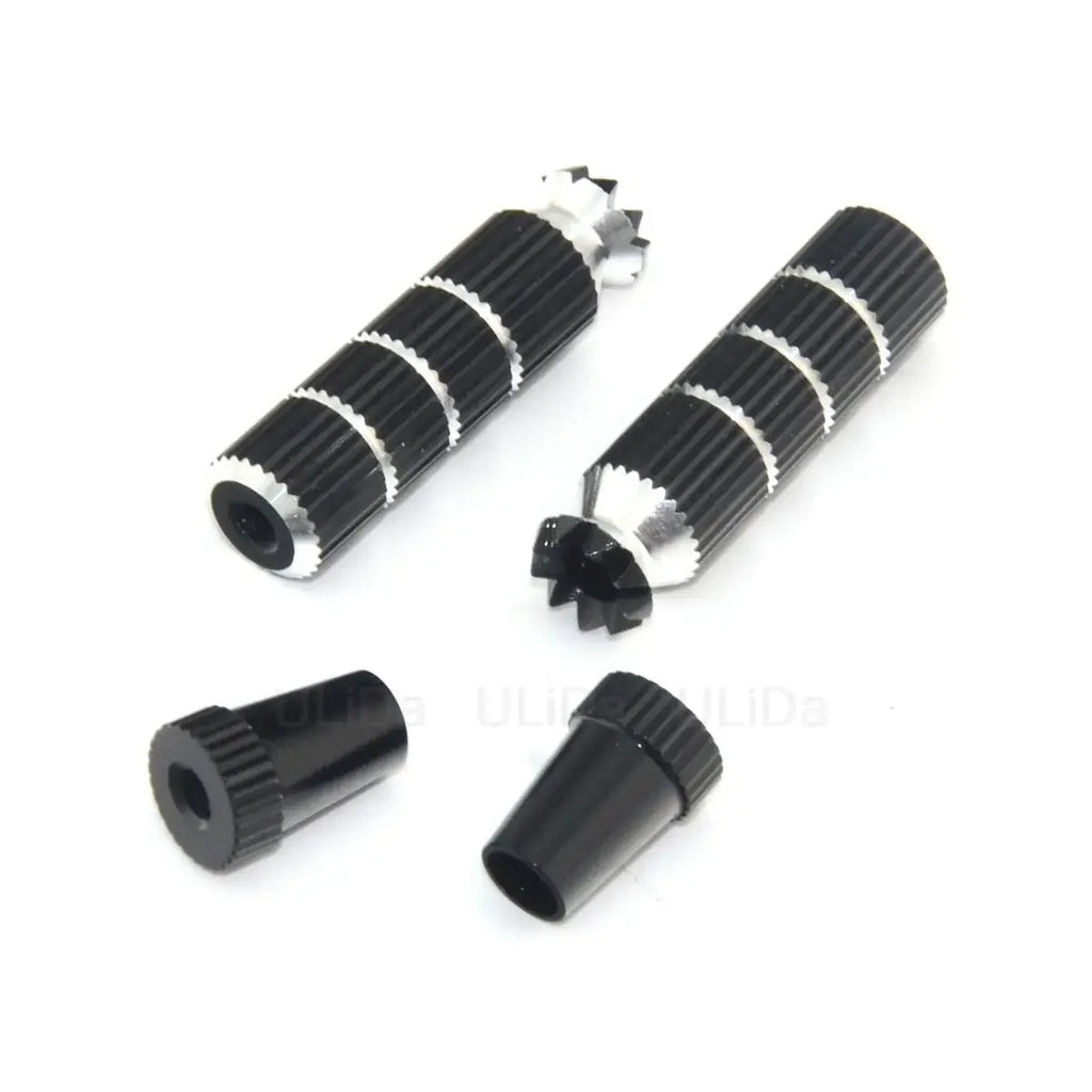 2 PCS Aluminum RC Rocker Head M3 3mm M4 Transmitter Gimbal Sticks Ends for JR Futaba / FrSky / DX6i DX7S DX8 DX9 Taranis