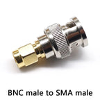 SMA to BNC Adapter Set SMA Male/Female to BNC Male/Female RF Coaxial Connector 50 Ohm for WiFi Ham Radio