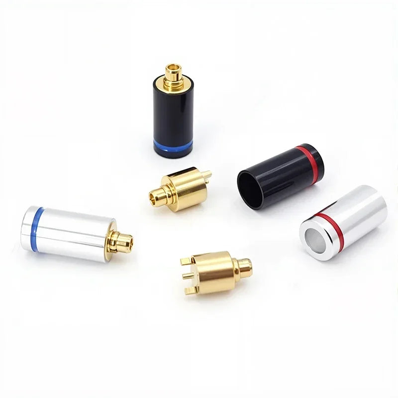 MMCX Connector Earphone Pin Plug Consumer Electronics DIY UE900 SE535 SE215 W10 W20 W30 Earphones Audio Jack Black Silver