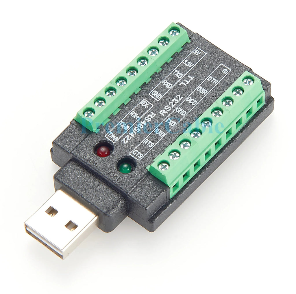 FTDI USB to RS232 RS485 RS422 TTL 3.3V 5V Serial Cable with FT232RNL Chip USB-C USB-A to COM Port Adapter Cable for Windows