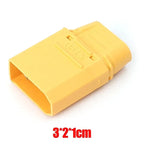 High Current XT90 Male Female Connector with Cover Welding Terminal Connector for Lithium Polymer Battery Model Charge Lead Plug