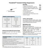 20PCS SA5.0A SA5.0CA SA9.0CA SA12A SA12CA SA15A SA15CA 5V 12V 15V 500W Bi-Directional Transient Voltage Suppressors TVS Diodo