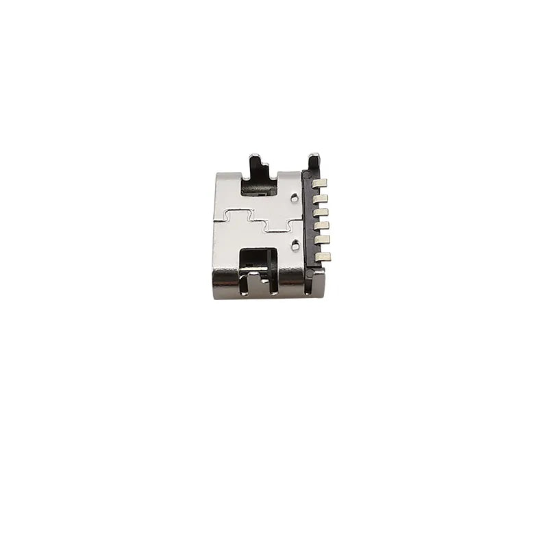 USB Type C Female 6 Pin Connector Jack SMT SMD DIY Electronic Repair Charging Port USB Type-C Socket PCB Soldering Adapter
