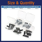 50pcs/box Logic IC Kit 74HC00 74HC02 74HC04 74HC08 74HC32 74LS00 74LS02 74LS04 74LS08 74LS32 DIP-14 74HC / 74LS Series Ic Kits