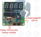 ‌AT89C2051-24PU 8051 Microcontroller LED Clock Kit – 4-Digit 7-Segment DIY Soldering Project with DS1307 RTC (I²C) | Alarm/Timer