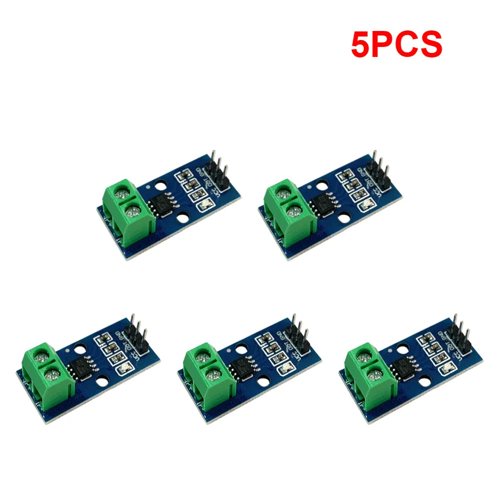 1-10PCS ACS712 High Efficient DC Current Sensor Module Detector High Precision Hall Effect Voltage Sensor Module for Arduino