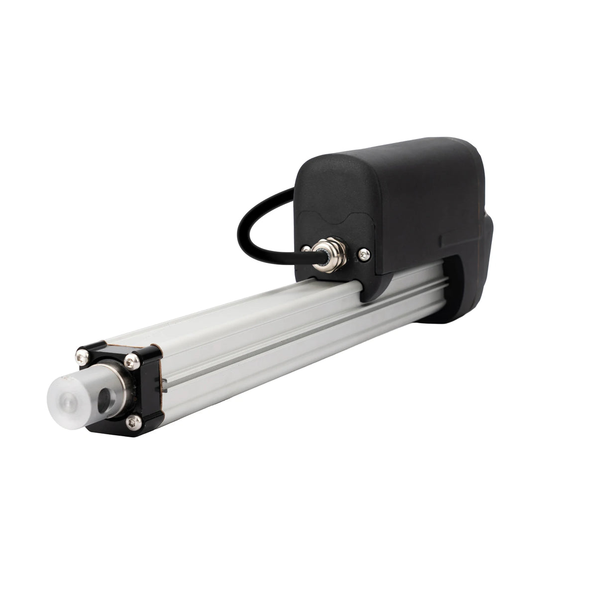 Etosec 12V 2000N  Linear Actuator IP66 230mm  Stroke Upper A-type connector M12, E-type connector at lower end, built-in