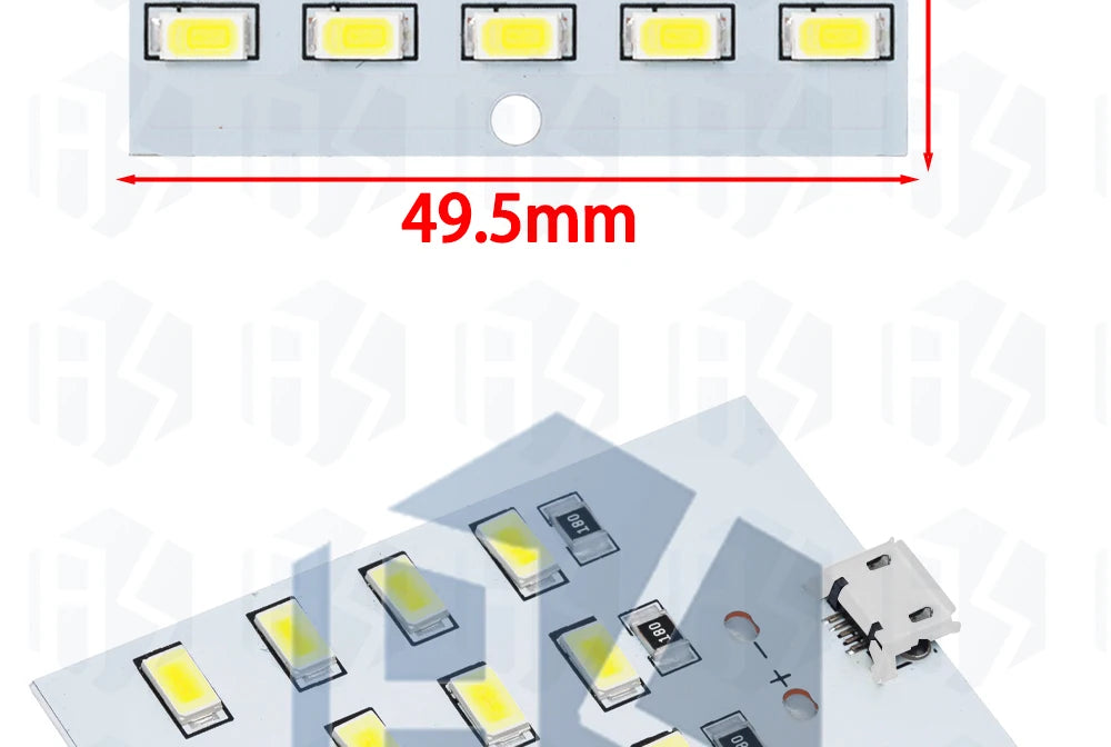 5730 smd 5V 430mA~470mA White Mirco Usb 5730 LED lighting panel USB mobile light Emergency light night light
