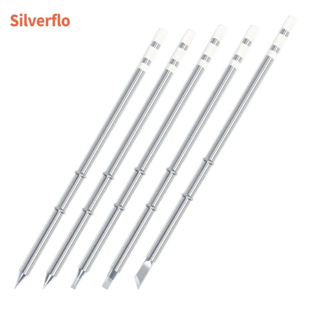 Silverflo T12 Soldering Iron Tips 2.4D 3C B I K for 938BD-III Soldering Station