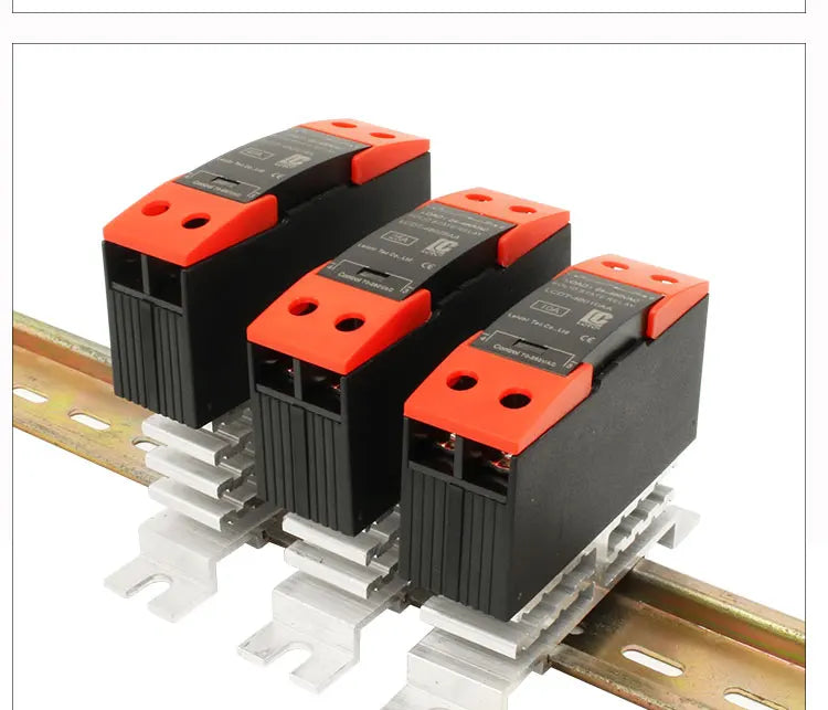 LCTC 10A 25A 40A DIN Rail Solid State Relay Single Phase SSR With Heatsink DC Control AC/ AC Control AC/ DC Control DC