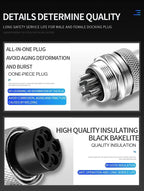 5/10/100SETS aviation plug GX16-2P/3/4/5/6/7/8/9pin male female aviation socket connector 12 16 20mm