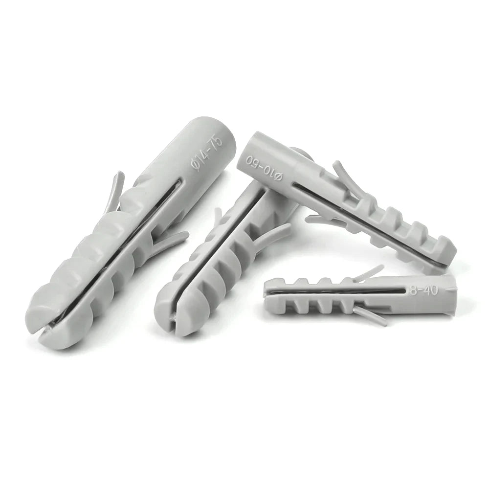 M5 M6 M8 M10 M12 M14 Plastic Expansion Tube Pipe Anchor Wall Plug Anchors Applicable To Self-tapping Screws Wall Anchors Plug