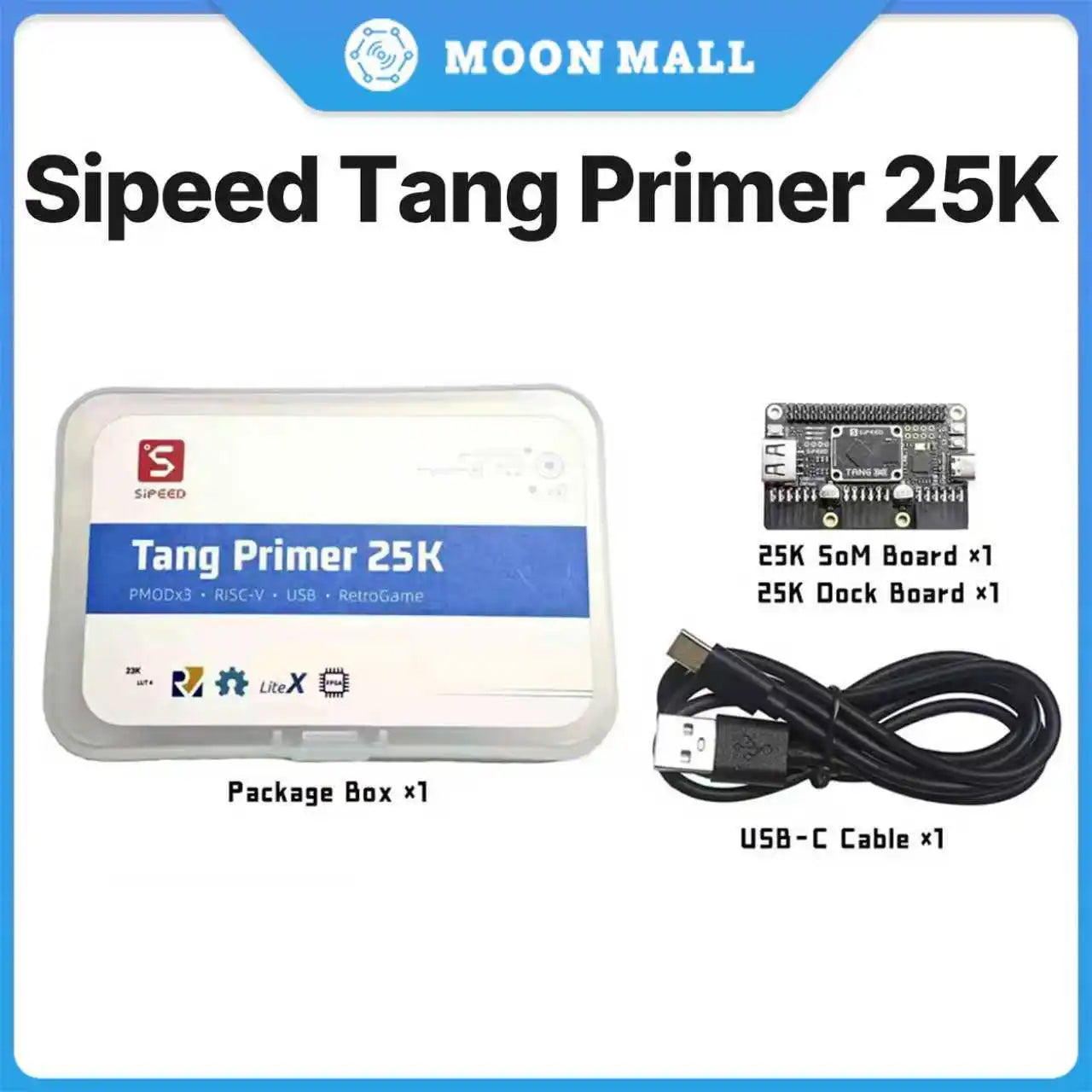 Sipeed Tang Primer 25K SoM/Dock Board GOWIN GW5A RISCV FPGA Development Board PMOD SDRAM