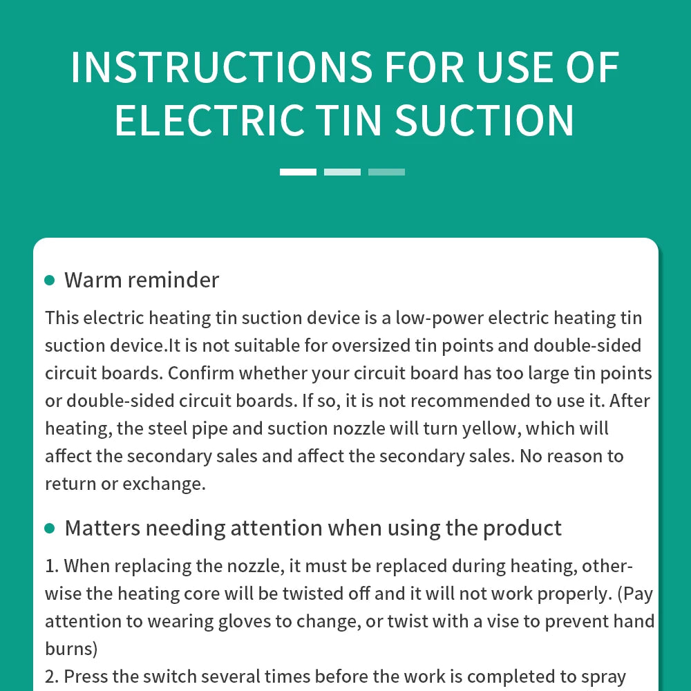 LUXIANZI Electric Suction Tin Gun Powerful Desoldering Pump Hand Welding Tools Removal Vacuum Soldering Sucker Pen Desolder