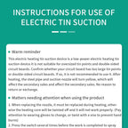 LUXIANZI 40W Desoldering Machine 2IN1 Electric Soldering Iron Suction Tin Sucker Vacuum Gun Hand Welding Tool Desoldering Pump