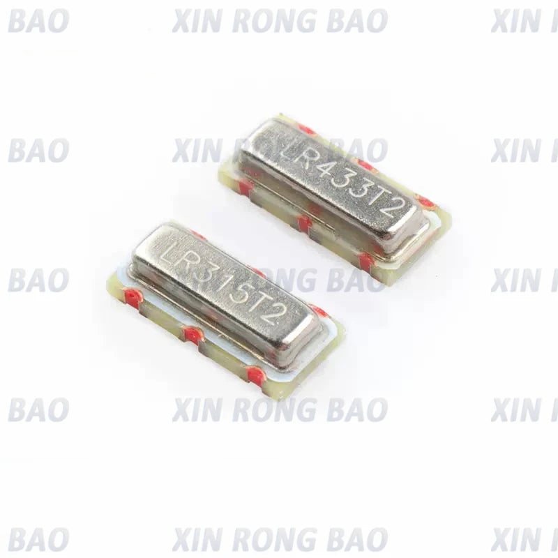 10pcs Original Genuine SMD Crystal Oscillator LR315T2/LR433T2 315/433Mhz Surface Acoustic Resonator