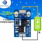 BS Lifepo4 Battery BMS 1S 3.2V 7A Charging Board Short Circuit Protection PCM Self Recovery With Temperature Protection