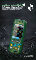 BSIDE 4-IN-1 Handheld Oscilloscope Digital Multimeter+Function Signal Generator Dual Channel O7:25MHz/O9:50MHz Current Tester