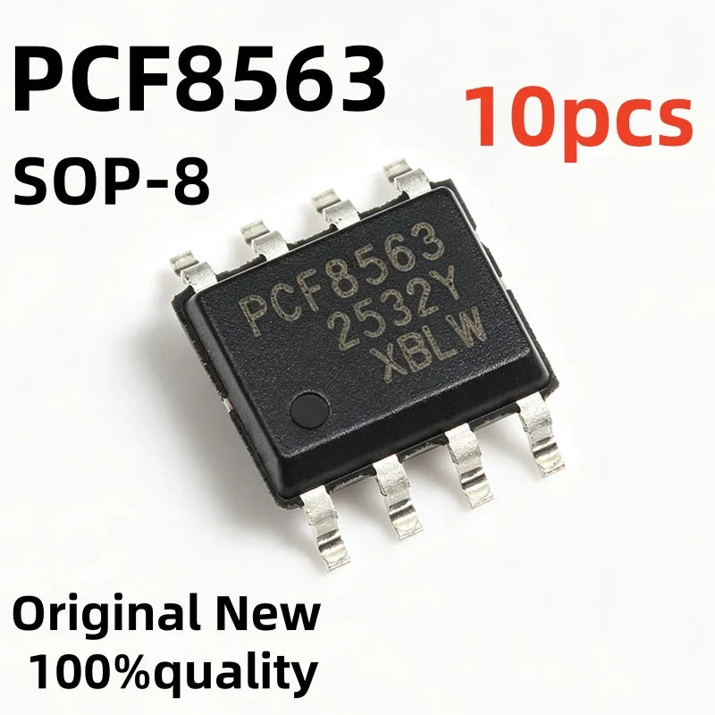 10pcs patch PCF8563 PCF8563DTR SOP-8 I2C real-time clock/calendar IC chip 100% brand new