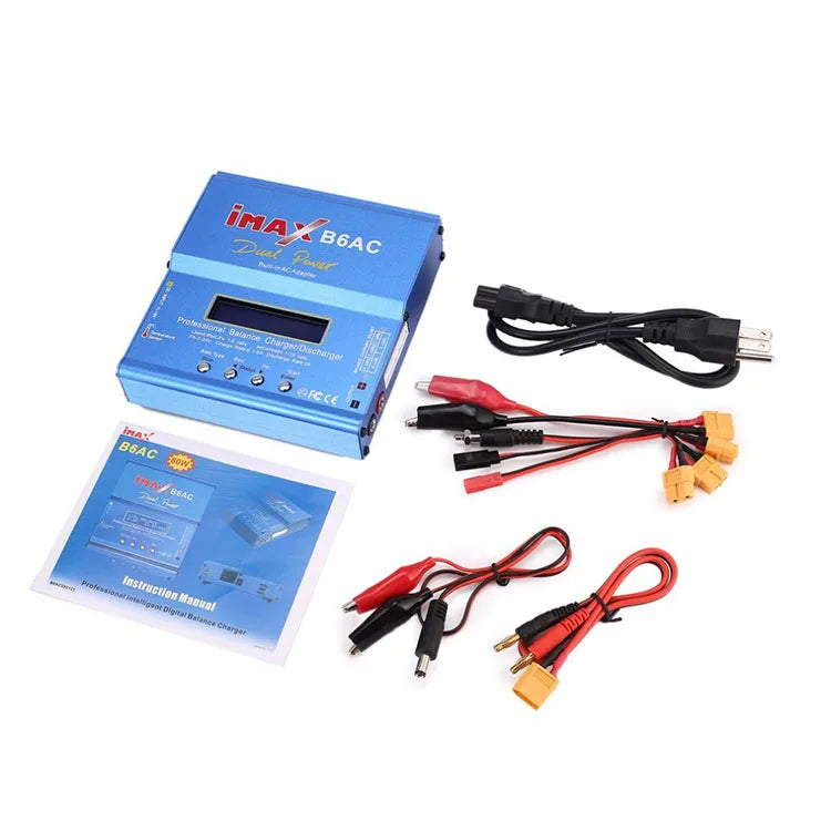 IMAX B6 AC 80W B6AC Charger Dual Power Professional Balance Discharger for Li-ion Nimh Nicd 2-6S RC Lipo Battery