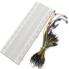 MB102 Breadboard Kit 400/830 Points Solderless PCB Bread Board Jumper Wires Cable Board Dupont Wire for Arduino Kit DIY